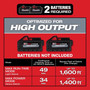 Milwaukee M18 FUEL 0920-22HD 9 gal Cordless Wet/Dry Vacuum Kit Kit (Battery & Charger) 18 V 4.25 HP