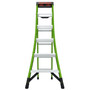 Little Giant King Kombo 10 ft. H Fiberglass Telescoping Multi-Position Ladder Type IAA 375 lb. capac