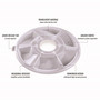 Oneida Air Systems Dust Deputy 29.75 in. L X 17.75 in. W X 17.75 in. D Deluxe Wet/Dry Vac Cyclone Se
