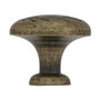 Amerock Natures Splendor Round Cabinet Knob 1-5/16 in. D 1-1/16 in. Weathered Brass 1 pk