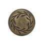 Amerock Natures Splendor Round Cabinet Knob 1-5/16 in. D 1-1/16 in. Weathered Brass 1 pk