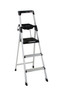 Cosco 5 ft. H Aluminum Step Ladder Type II 225 lb. capacity