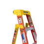 Werner Leansafe 6 ft. H Fiberglass Step Ladder Type IA 300 lb. capacity