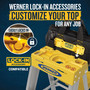 Werner 3 ft. H Aluminum Step Ladder Type IA 300 lb. capacity