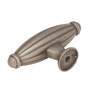 Amerock Allison Oblong Cabinet Knob 2-5/8 in. D 1-5/16 in. Weathered Nickel 1 pk