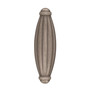 Amerock Allison Oblong Cabinet Knob 2-5/8 in. D 1-5/16 in. Weathered Nickel 1 pk