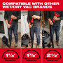 Milwaukee AIR-TIP 1-1/4 in. - 2-1/2 in. Shop Rotating Corner Brush Tool Wet/Dry Vac Brush 1 pc