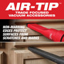 Milwaukee AIR-TIP 1-1/4 in. - 2-1/2 in. Non Marring Utility Vacuum Nozzle 2 pc
