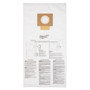 Milwaukee Wet/Dry Shop Vac Dust Collector Bags 9 gal 5 pc
