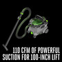 EGO Power+ WDV0904 9 gal Cordless Wet/Dry Vacuum Kit (Battery & Charger) 56 V W/ 5.0AH BATTERY