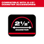 Milwaukee 9 ft. L X 2-1/2 in. D Wet/Dry Shop Vac Flexible Vacuum Hose 1 pc