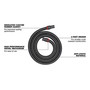 Milwaukee 16 ft. L X 2-1/2 in. D Wet/Dry Shop Vac Flexible Vacuum Hose 1 pc