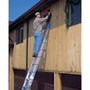 Werner 16 ft. H Aluminum Extension Ladder Type II 225 lb. capacity