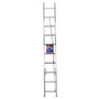 Werner 20 ft. H Aluminum Extension Ladder Type III 200 lb. capacity