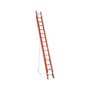 Werner 28 ft. H Fiberglass Extension Ladder Type IA 300 lb. capacity