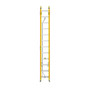 Werner Glidesafe 24 ft. H Fiberglass Extension Ladder Type IA 300 lb. capacity