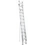 Werner 24 ft. H Aluminum Extension Ladder Type IA 300 lb. capacity