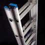 Werner 16 ft. H Aluminum Extension Ladder Type I 250 lb. capacity