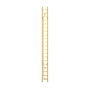 Werner Glidesafe 40 ft. H Fiberglass Extension Ladder Type IA 300 lb. capacity