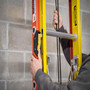 Werner Glidesafe 28 ft. H Fiberglass Extension Ladder Type IA 300 lb. capacity