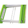 Werner Aero 20 ft. H Fiberglass Extension Ladder Type IAA 375 lb. capacity 20-10.41 ft.