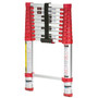 Xtend+Climb 10.5 ft. H Aluminum Extension Ladder Type I 250 lb. capacity
