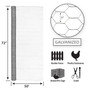 Garden Craft 72 in. H X 50 ft. L Galvanized Steel Poultry Netting 1 in.