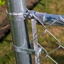 YardGard 72 in. H 7 Ga. Galvanized Silver Metal Chain Link Fence Tension Bar