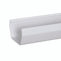 Amerimax 4 in. H X 5 in. W X 120 in. L White Vinyl U Gutter