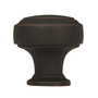 Amerock Highland Ridge Collection Round Cabinet Knob 1-3/16 in. D 1-1/4 in. Dark Oiled Bronze 1 pk