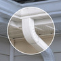 Amerimax 2.8 in. H X 4.18 in. W X 11.5 in. L White Aluminum A Gutter Elbow