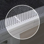 Amerimax 6 in. W X 36 in. L White Plastic Gutter Guard