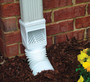 Amerimax FlexGrate 4.625 in. W X 4.625 in. L White Vinyl Downspout Filter