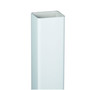 Amerimax 2 in. H X 2 in. W X 120 in. L White Vinyl U Downspout
