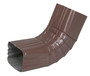 Amerimax 3 in. H X 4 in. W X 11.5 in. L Brown Aluminum A Gutter Elbow