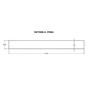 Alexandria Moulding 11.75 in. W X 11.75 in. L X 0.75 in. Tabletop