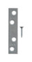 Ace 3 in. H X 0.625 in. W X .87 in. L Zinc Mending Brace