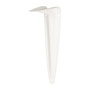 Hampton White Steel Shelf Support 18 Ga. 6 in. L 100 lb