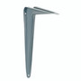Hampton Gray Steel Shelf Support 18 Ga. 10 in. L 100 lb