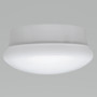 ETI Color Preference 3.5 in. H X 7 in. W X 7 in. L White LED Ceiling Spin Light