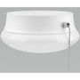ETI 3.54 in. H X 7 in. W X 7 in. L White LED Ceiling Spin Light