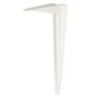 Hampton White Steel Shelf Support 18 Ga. 12 in. L 100 lb