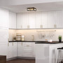 Globe Electric Verona 5.12 in. H X 13 in. W X 13 in. L Dark Bronze Ceiling Light