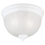 Westinghouse 6.75 in. H X 9.5 in. W X 9.5 in. L White Ceiling Fixture