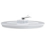 ETI 1.7 in. H X 11 in. W X 11 in. L White LED Ceiling Light Fixture with Nightlight