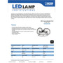 Feit LED Specialty 3.4 in. H X 9 in. W X 3.4 in. L Frost Silver LED Foldable Light