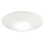 Westinghouse 1 in. H X 6 in. W X 6 in. L White Ceiling Light