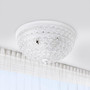 Lalia Home 6.5 in. H X 13 in. W X 13 in. L White Ceiling Light