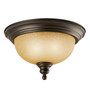 Design House Bristol 7.75 in. H X 13.4 in. W X 13.4 in. L Ceiling Fixture