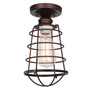 Design House Ajax 11 in. H X 6.3 in. W X 6.3 in. L Galvanized Ceiling Fixture